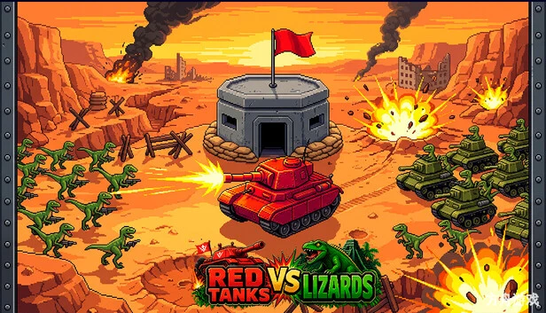 红色坦克vs蜥蜴/Red Tanks vs Lizard-方舟游戏网